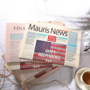 영자 영어 신문 사진촬영소품