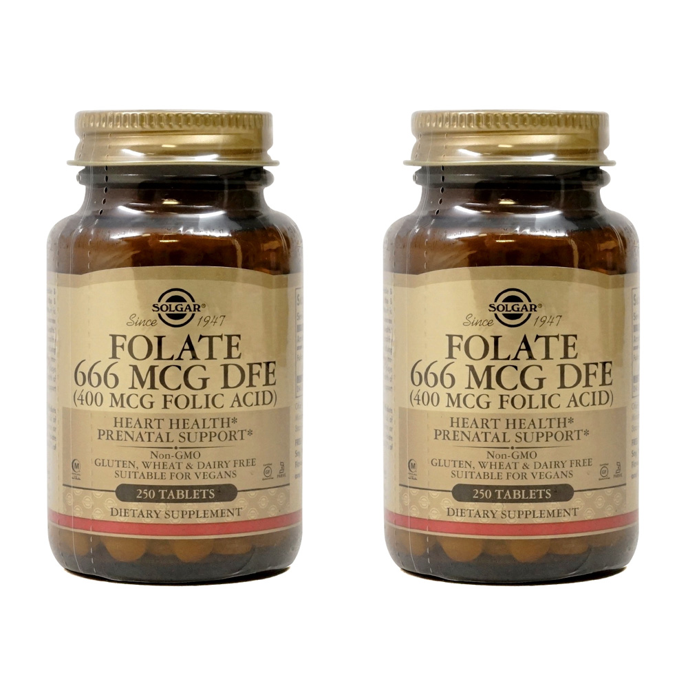 (오플닷컴) (2개 세트) <b>솔가 엽산</b> 400 mcg 250 타블렛 Solgar