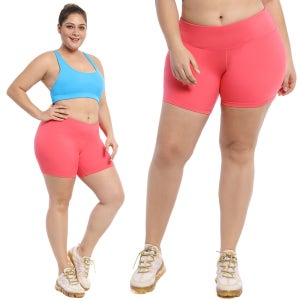 빅사이즈 리플렉스 4인치 기본 숏팬츠 요가복 숏레깅스 D04 애슬레져룩 여름 요가복