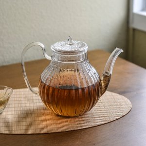 [차주전자] 부부티 사이드핸들 내열유리 티포트 (700ml)