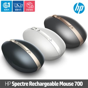 HP 스펙터 충전식 무선마우스 700 [ 레이저센서 / 1200 dpi / 하이퍼 스크롤 ] [ 블루 / 내츄럴실버 / 애쉬실버 ]