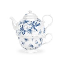 [포트메리온 보타닉블루] 티 포 원 (티팟티컵) Portmeirion Botanic Tea for One