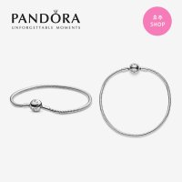 판도라 팔찌 Pandora Moments Snake Chain 보증서 포함 590728