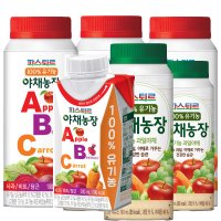 파스퇴르 100%유기농 야채농장 190ml 과일야채ABC주스(택 24입)