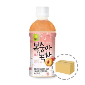 웰그린 복숭아녹차 340ml (20페트)