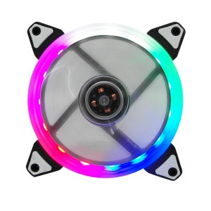 120MM 컴퓨터 LED쿨러 CPU 교체용 저소음 튜닝팬 쿨러 본체 메인보드 전원연결