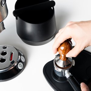 칼딘 바리스타 커피 머신 용품 심플 코너식 탬핑 매트 1구 블랙
