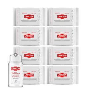 [본사배송] 랩신 휴대용 손소독티슈 20매X8개+새니타이저 겔 60ml