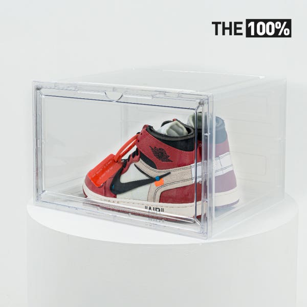 슈케이스 신발 보관함 투명 정리함 자외선 와이드 슈박스 THE100%
