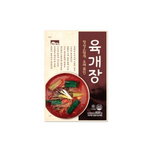 고향식품 옛맛 육개장 600g 25개입 1박스 소고기 외국산
