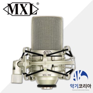 MXL 990 단일지향성 콘덴서 마이크 인터넷방송 홈레코딩 장비