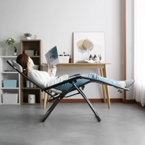 1인용 무중력 접이식 눕는 의자 리클라이너 캠핑 소파 쇼파 꿀잠 중역 바퀴 달린 집