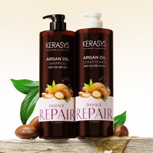 [본사배송] 케라시스 리얼네이처 아르간오일 1LX2개(샴푸,컨디셔너)