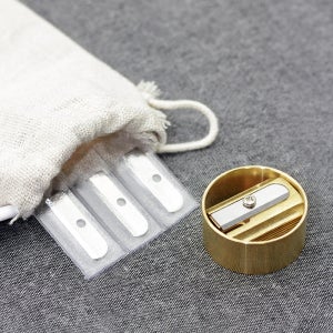 [DUX] 독일 휴대용 원형 황동 연필깎이 세트