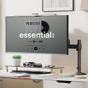 노스바유 NB H100 싱글 폴타입 모니터암 거치대