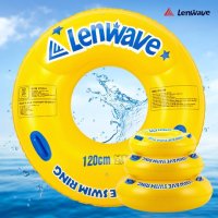 런웨이브 튜브 60/80/100/120 손잡이 이중볼륨 원형 옐로우 물놀이 수영 아동용 성인용