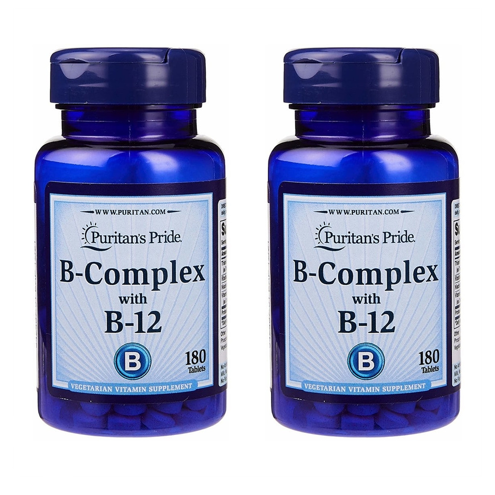 퓨리탄 프라이드 <b>비타민 B 컴플렉스</b> 180정 2팩 Puritans Pride Vitamin <b>B</b>-Complex and Vitamin <b>B-12</b>