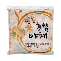 +글로벌 혼합야채 4종 1kg 냉동야채믹스