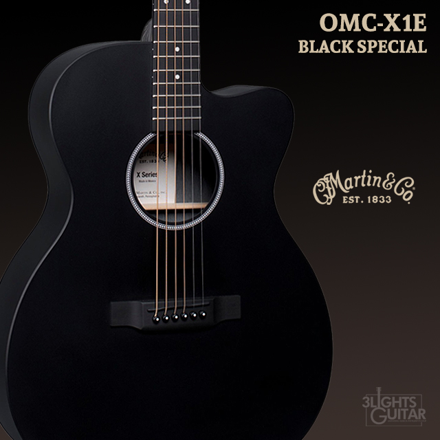 Martin [오늘발송] 마틴기타 X시리즈 OMCX1E 블랙 스페셜 / Martin Special