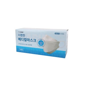식약처허가 더편한 메디컬 마스크 국산 비말차단 KFAD 의약외품 약국 숨쉬기편한 여름용