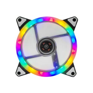 컴퓨터 120MM RGB LED 쿨러 CPU 인텔 AMD 쿨러 DIY 튜닝 냉각 쿨링팬