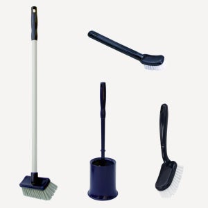 필굿리빙 화장실 욕실 청소 솔 작은 변기 바닥솔 4종 세트