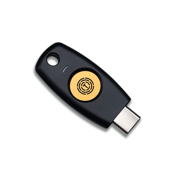 파이도 PIN 터치 보안키 T120 FIDO2 U2F Security Key USB-C타입