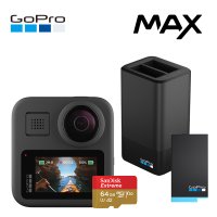 GoPro 고프로 맥스 듀얼 배터리 차저 패키지 (360도 카메라)