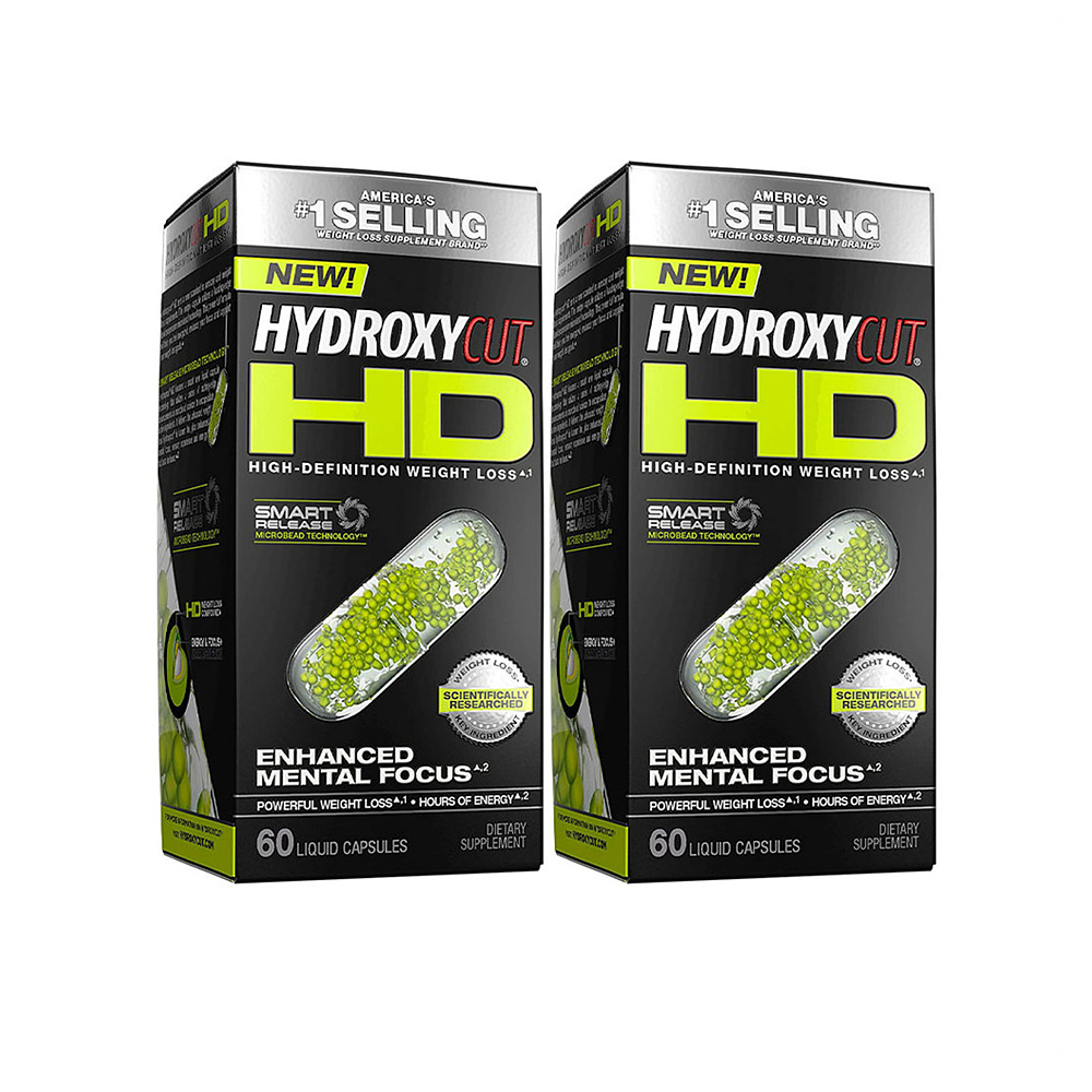 Hydroxycut HD <b>하이드록시컷</b> 웨이트 로스 멘탈 포커스 60리퀴드 캡슐 2팩