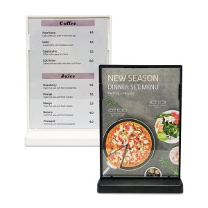 A5꽂이 아크릴진열대 메뉴판 포스터스탠드