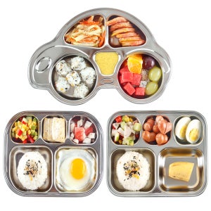 1+1 어린이 식판 성인 다이어트 식판 어린이집 식판 자동차식판