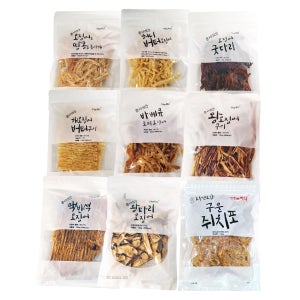 더먹다 자연오감 9종 편의점 혼술 맥주 막걸리 건어물 안주 골라담기