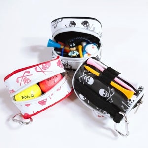 버디나비 골프 스컬 볼주머니 골프공 케이스 볼가방 파우치 캐디용품