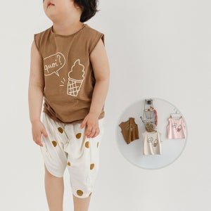 (이월) 아동나시티 아이스크림 티셔츠 (S)