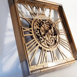 엔틱 인테리어 선물 대형 무소음 태엽 벽걸이 고급 거실 벽시계 젤로스