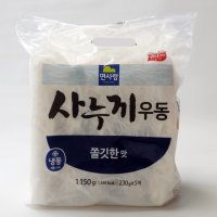 면사랑 쫄깃한 사누끼우동면 1.15kg 역전우동 냉 야끼 업소용 식당용 볶음면 사리