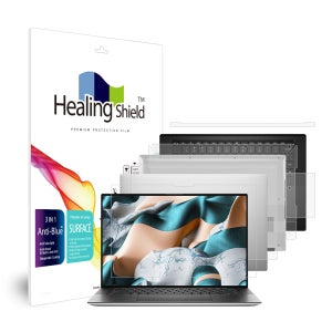 델 XPS 15 9500 4K 터치 블루라이트차단 액정보호필름1매 외부3종 세트