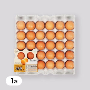 [오후1시이전 당일출고] [와이제이푸드] 맥반석계란 구운계란 구운란 중란 HACCP 30구, 1개