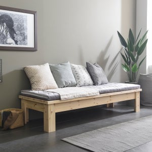 라딘 1인용 데이베드 평상형 침대 평상 원목 소파 베드