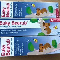 유키베어럽(Euky Bearub) 50g 3개세트_호주 감기크림