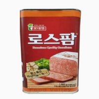 [롯데푸드] 의성마늘로스팜 1800g 대용량 햄