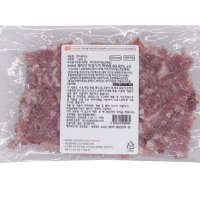 에쓰푸드 전지베이컨 탑핑 1kg (20mm) 1팩