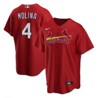 나이키 야디어 몰리나 레플리카 저지 유니폼 레드 세인트루이스 카디널스/ Nike St. Louis Cardinals Yadier Molina Replica Jersey Red