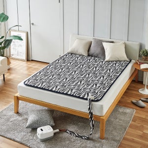 한일의료기 온수매트 지브라 블랙 더블사이즈