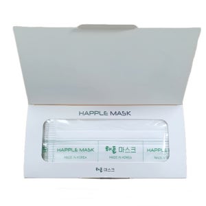 귀편한 해플 한국산 일회용마스크 50매 MB필터3중