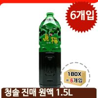 음료 간식 과일원액 매실 6페트 1.5L 주스 농축액 베이스 희석 편의점 후식