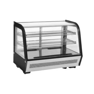 한국YOT RTW-120L 라운드 (BLACK) 냉장 쇼케이스 탁상형(120리터)