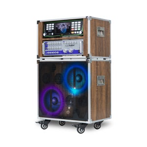 최신형 금영 태진 가정용 이동식노래방기계 KTM-600 방문설치 스피커 조명 기본형 적용