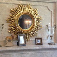 북유럽 스타일 태양 거울 홈카페 인테리어 벽걸이 거울