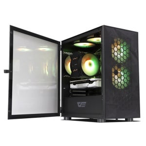 DARKFLASH DLM21 RGB MESH 강화유리 블랙